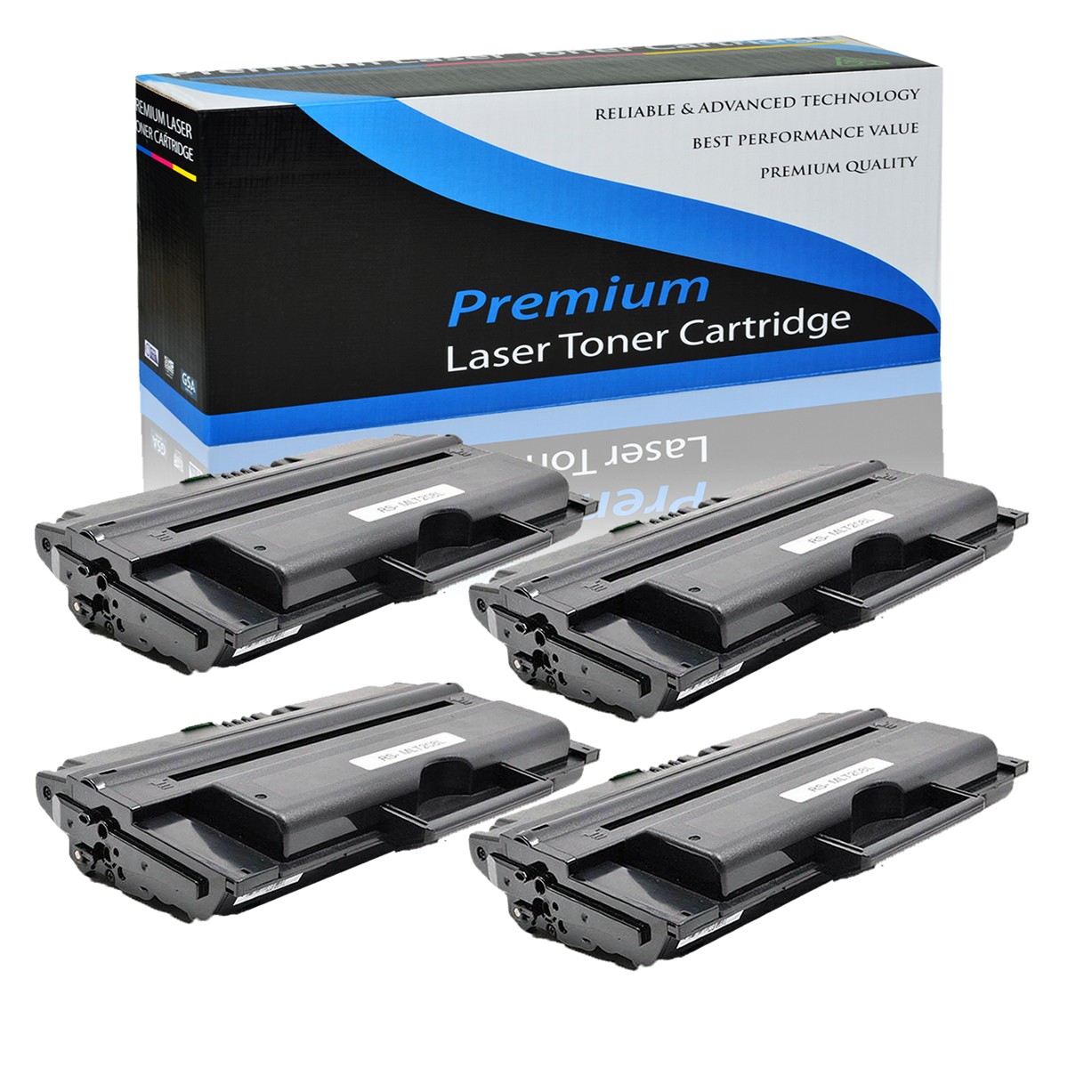 4PK MLT-D208L Black Toner Cartridge For Samsung SCX-5635 SCX-5635FN Printer