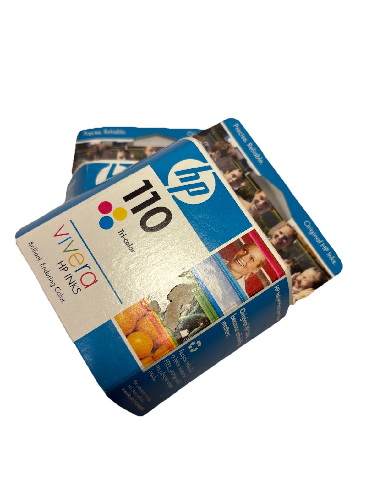 HP 110 Vivera Tri-Color Genuine Original Inkjet’sInk Cartridge for HP Printers