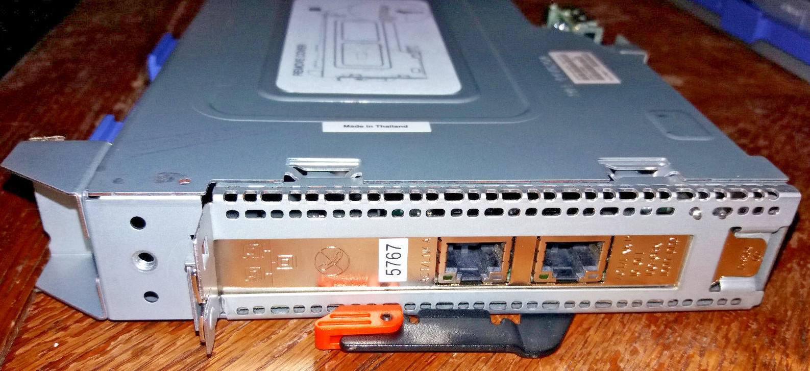 IBM SAS PCIe Dual 3G Adapter 44V6234 w 2-Port 10/100/1000 Base-TX Ethernet 5767