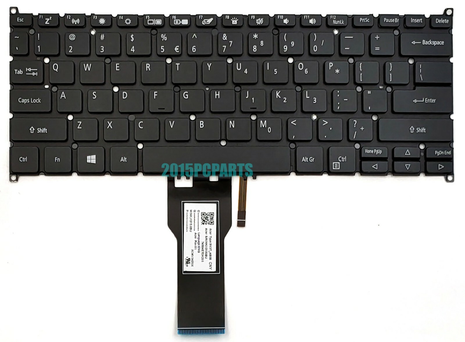 New Acer Spin 5 SP513-54N SP513-54N-53X8 SP513-54N-74V2 Keyboard Backlit US