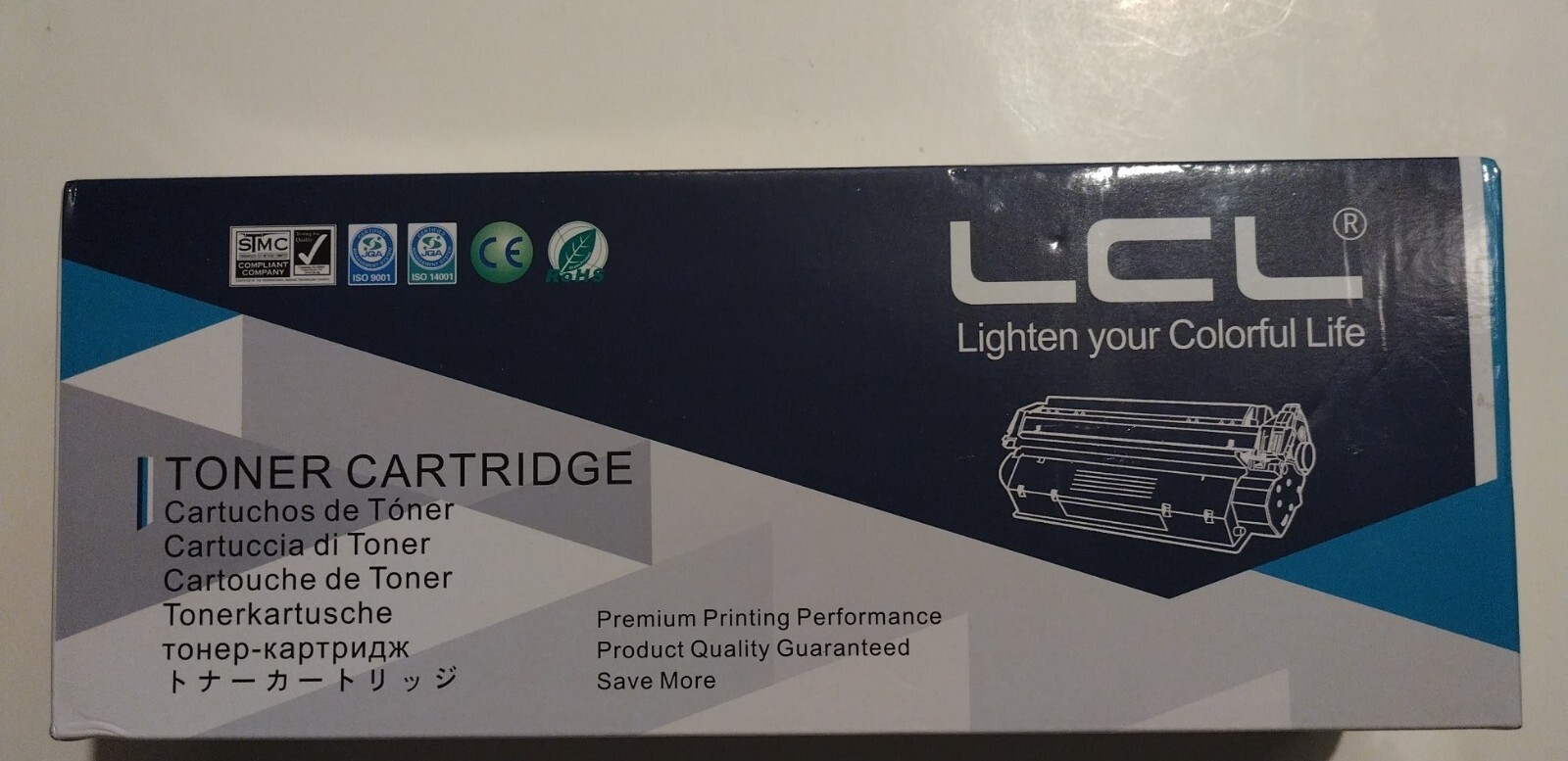 LCL Cyan Laser Printer Toner Cartridge without Chip 