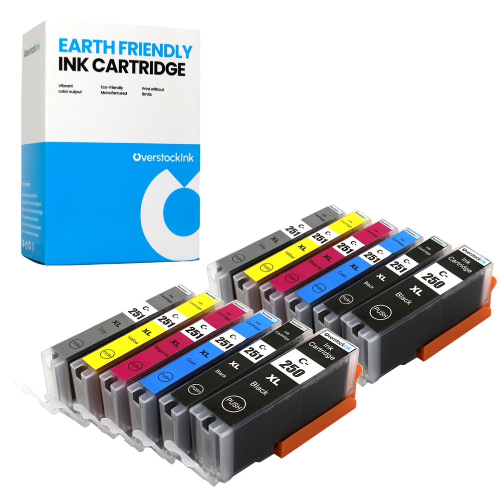 12-Pack OSI Compatible Ink 250 251 XL Cartridges fits Canon PIXMA MG7120 MG7520