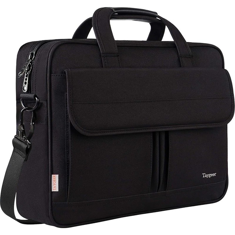 Multi-Compartment Laptop Briefcase Organizer Water Resistant 15.6 Inch Laptop US