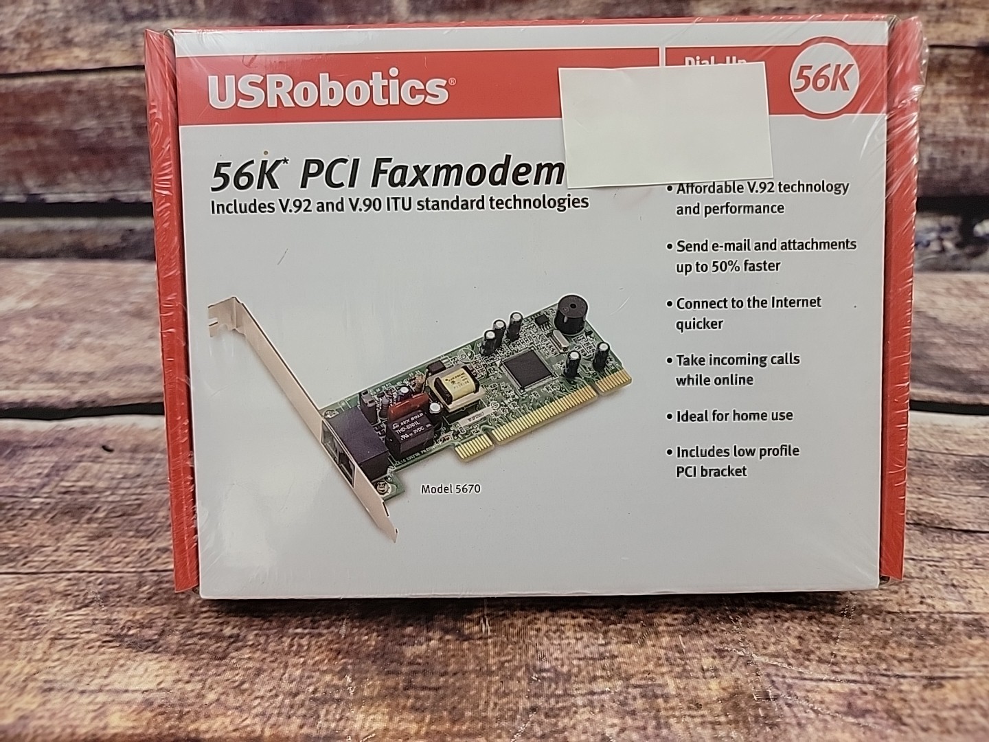 US Robotics 56k V.92 PCI Faxmodem USR5670 - New In Box