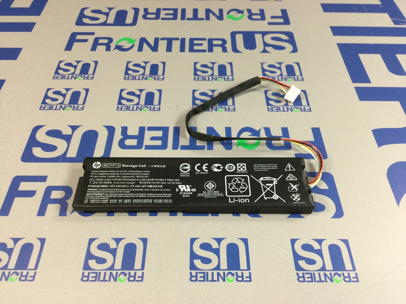 HPE 786762-001 MEGACELL 12W BATTERY PACK WITH CONNECTION PLUG