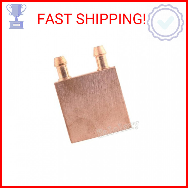 Pure Copper Water Cooling Block for Computer 40x40mm Water-Cooled Exchanger Endo