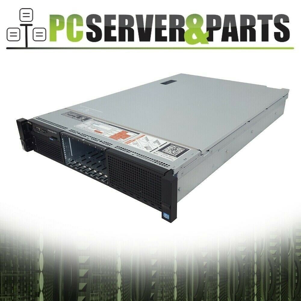 Dell R720 8B SFF 20-Core 2.50GHz Xeon E5-2670 v2 64GB 6x 600GB 2.5" 10K H710