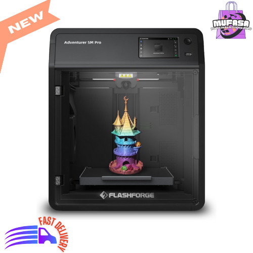 FLASHFORGE 5M Pro 3D Printer with 1 Click Auto Printing System, 220x220x220mm