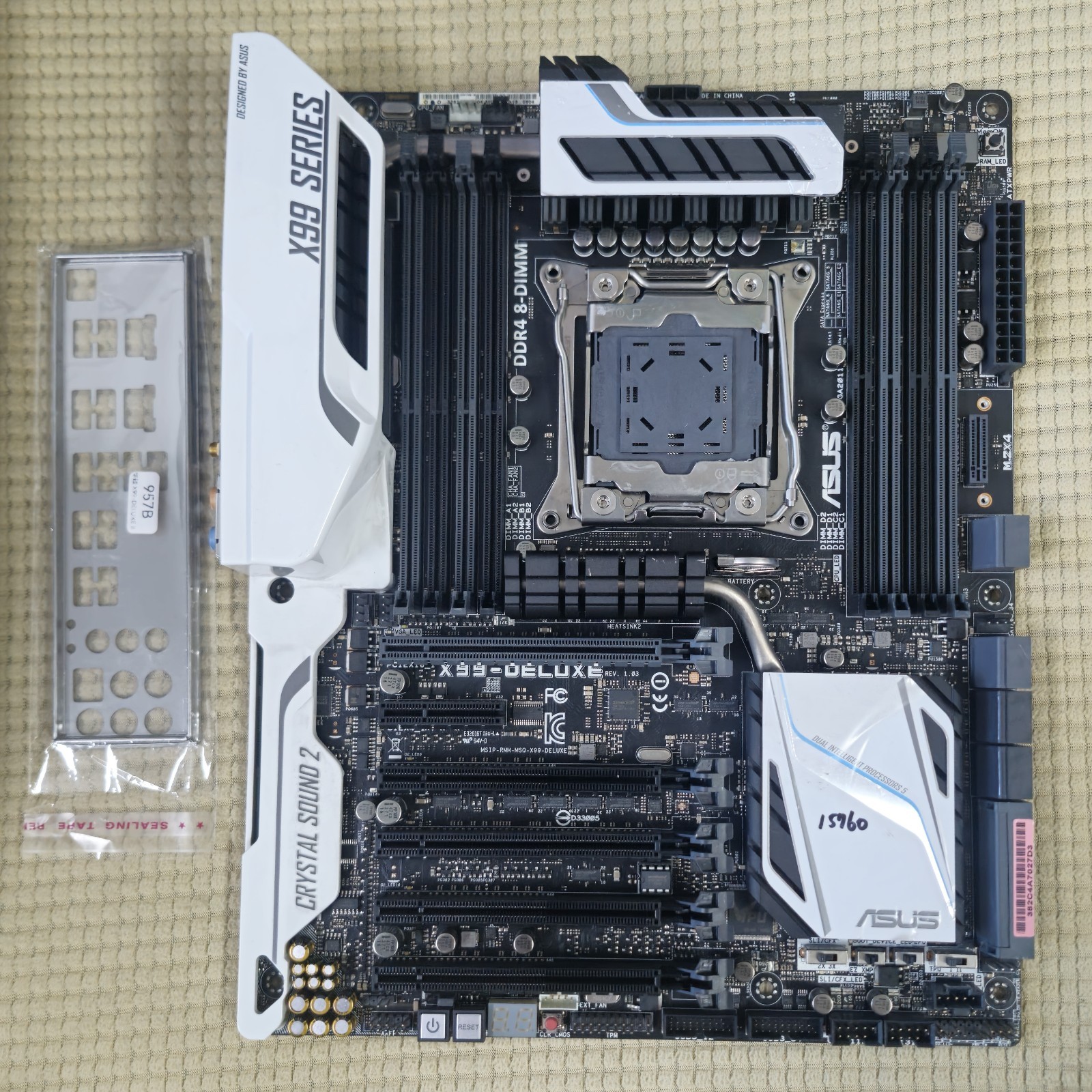 ASUS X99-DELUXE: LGA2011-3 X99 Dula LAN WI-FI ATX DDR4 Supports ECC/REG RAM