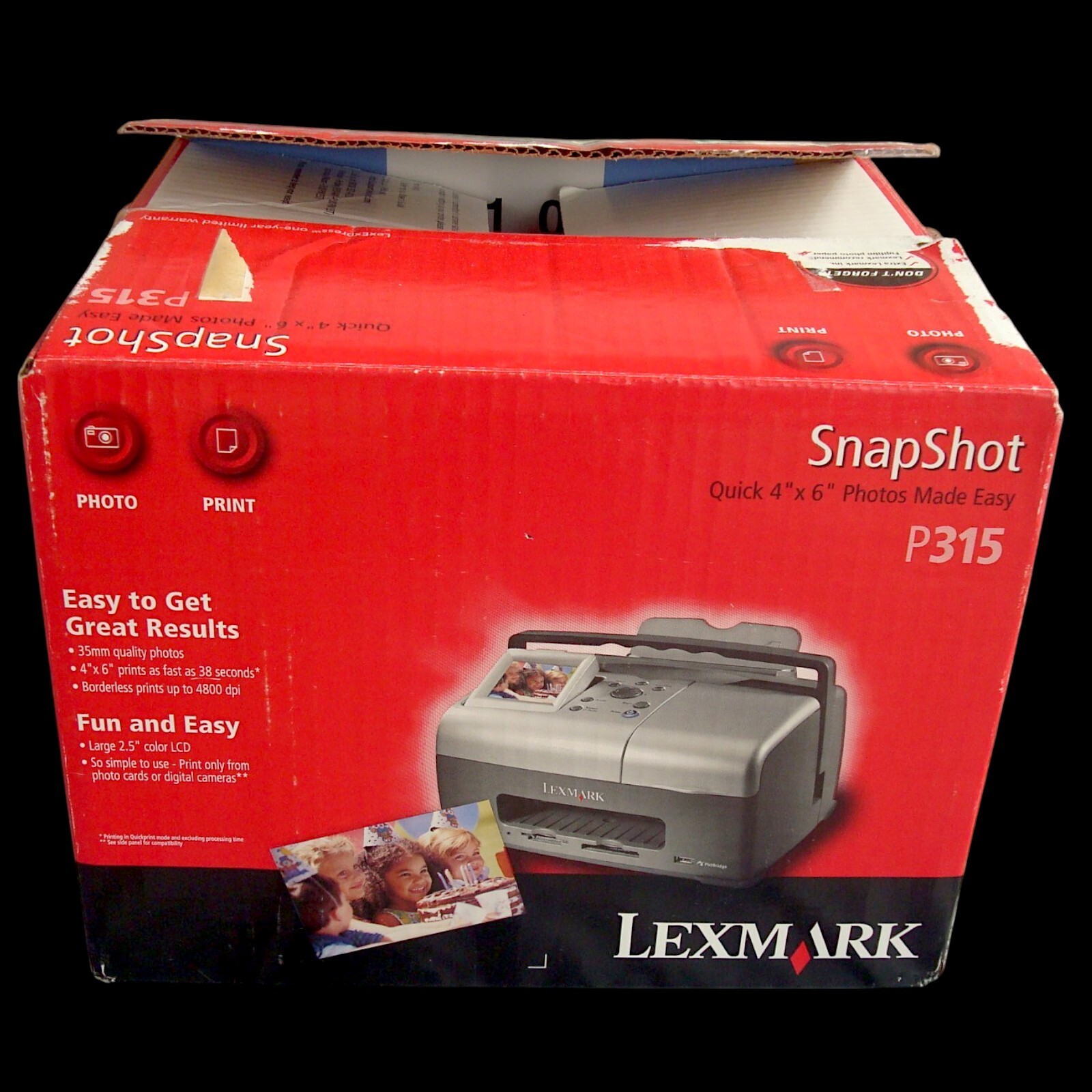 Lexmark P 315 Color Inkjet Photo Printer 20C0285 New Open Box