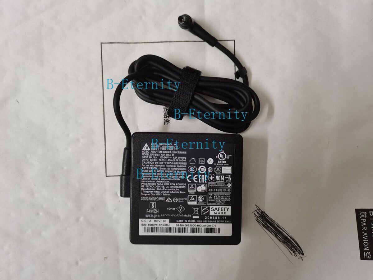 For MSI Modern 15 H AI C1MG-060US OEM Delta 90W 19V ADP-90LE D 4.5mm Charger