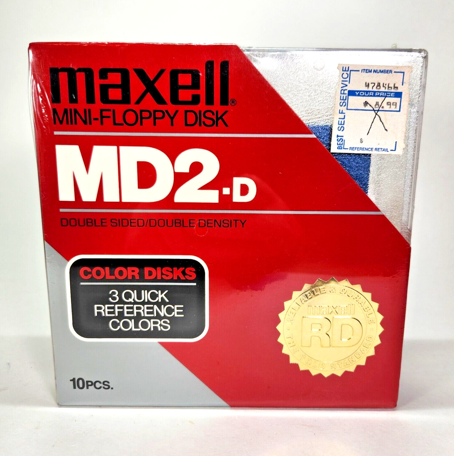 Sealed Maxell MD2-D Double Sided Double Density 5.25\