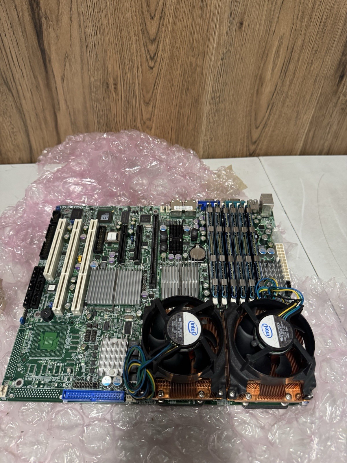 Supermicro X7DVA-E Dual LGA771 Server Motherboard DDR2 No Test