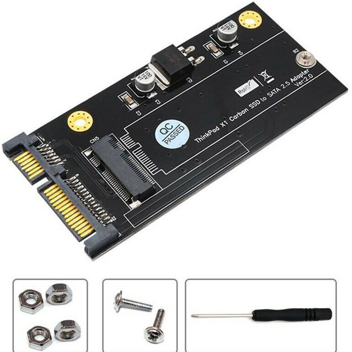 20+6 Pin SSD To SATA 2.5 Inch Adapter Card Converter for Lenovo Thinkpad X1 N9S5