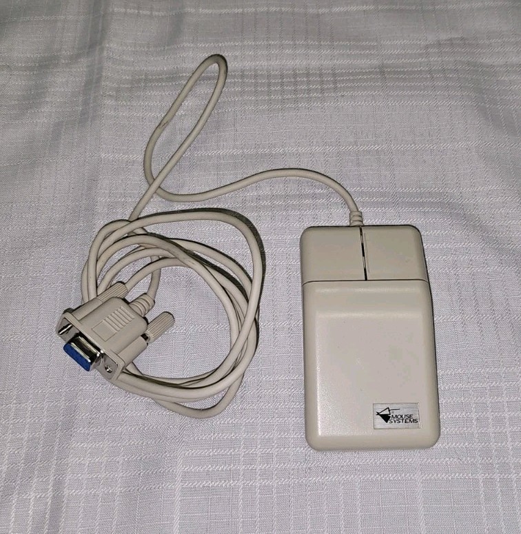 Mouse Systems Model T 10  MSC 402498- 001/A Trackball for vintage Macintosh 