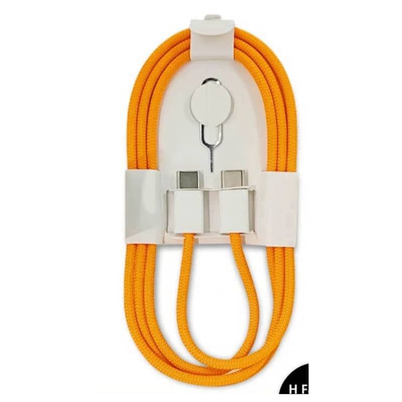 60W USB-C to USB-C Fast Charging Cable Braided Durable Data Transfer