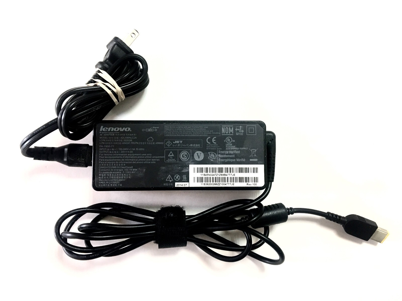 Original Lenovo 90w AC Adapter Power Supply for T440p T540p G500 Edge E531 E540