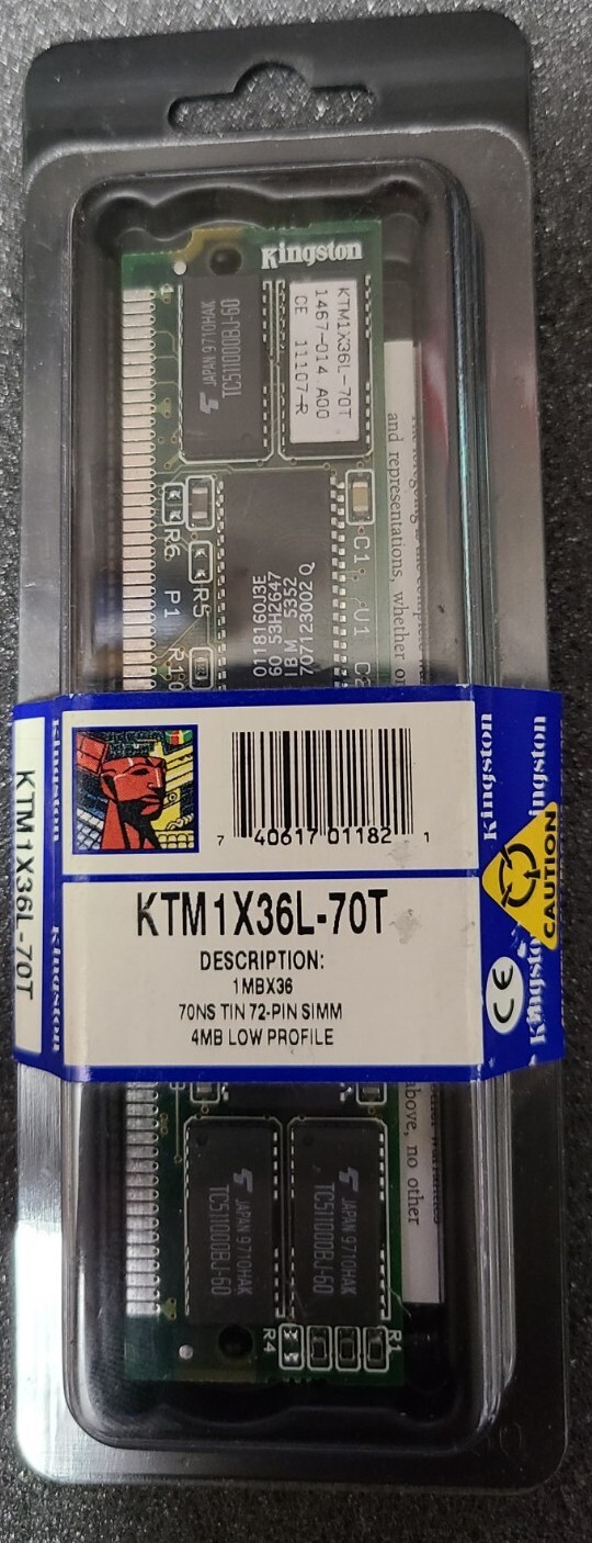 Kingston 4mb low profile memory card