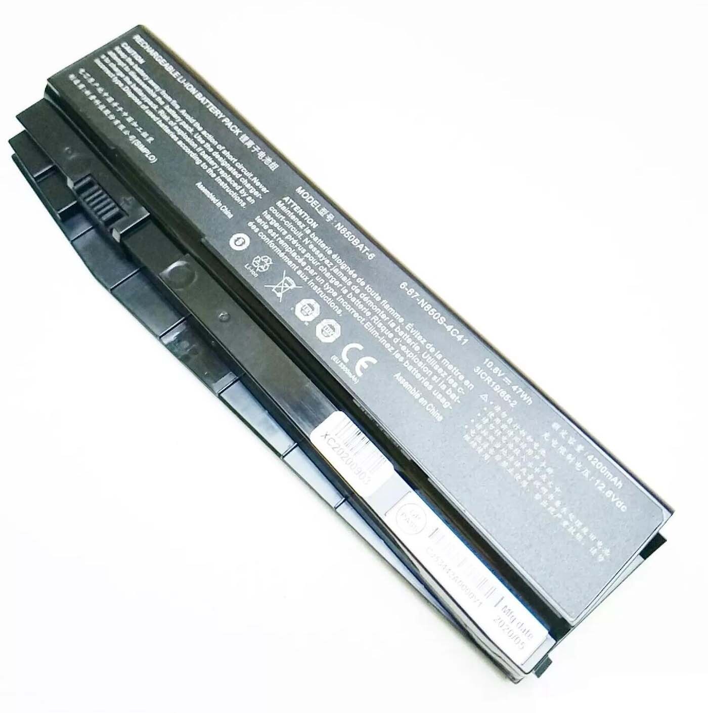 Genuine Battery N850BAT-6 For Clevo N850HC N850HJ N855 N857 N870 Hasee Z7M Serie