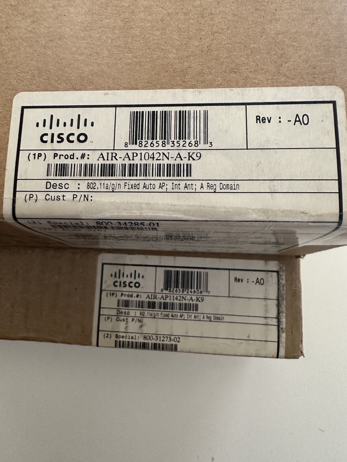 Lot New Cisco Aironet 1042N and 1142N Wireless Access Points in Factory Sealed