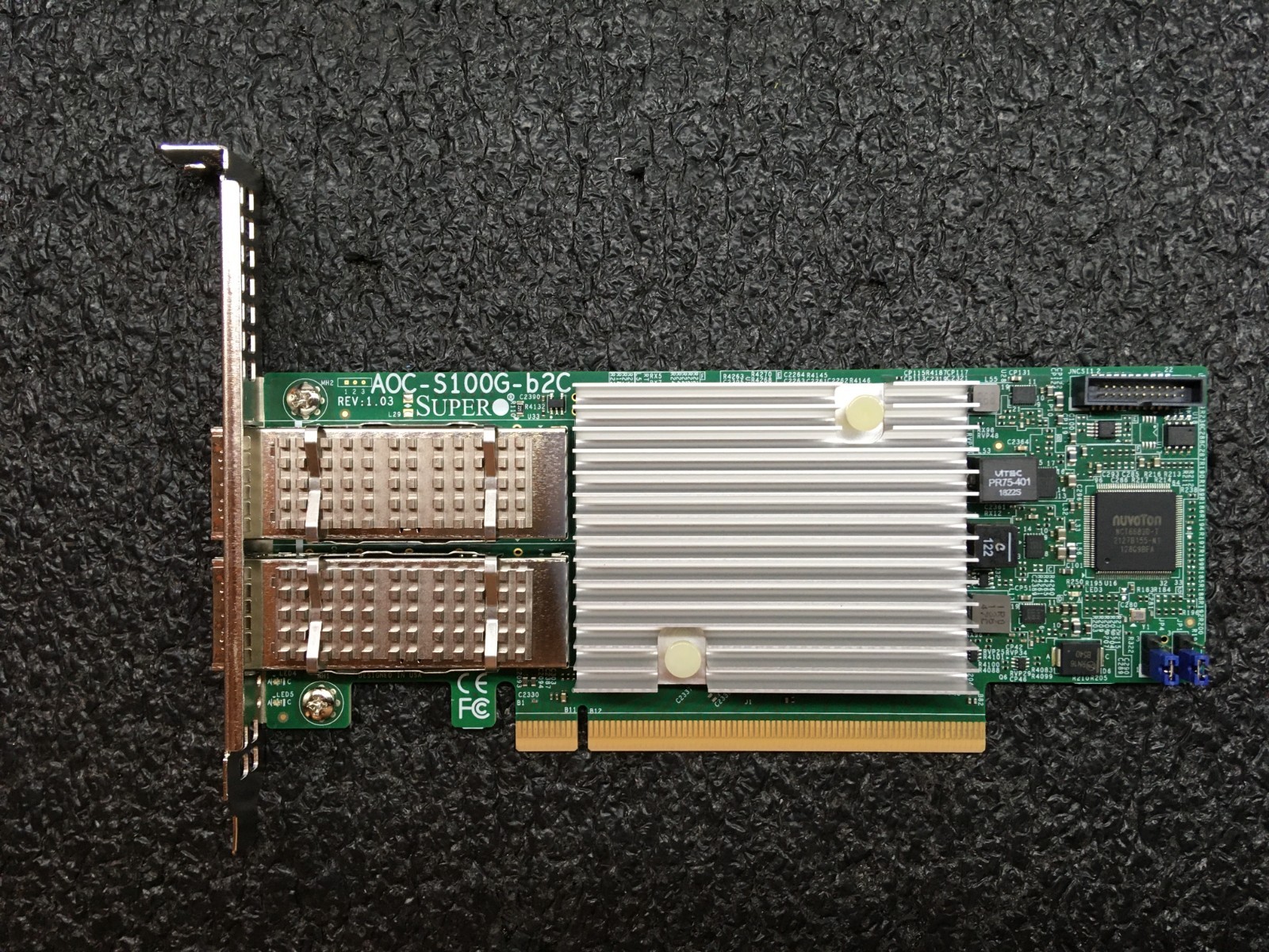 Supermicro AOC-S100G-b2C  Dual Port Adapter