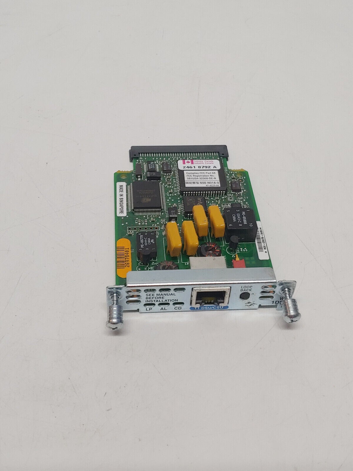 Cisco WIC-1DSU-T1 DSU/CSU Card 800-03279-0480