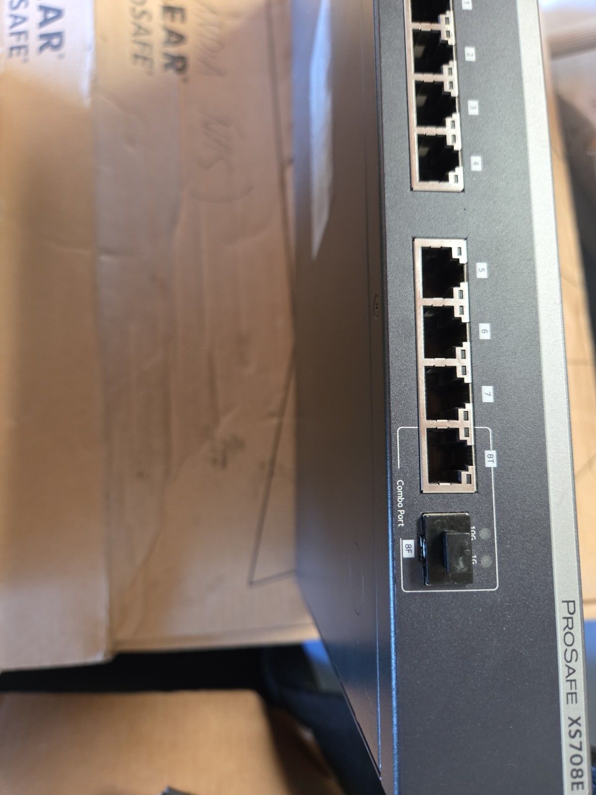 Netgear ProSafe XS708E 8-Port  Ethernet Network Switch 