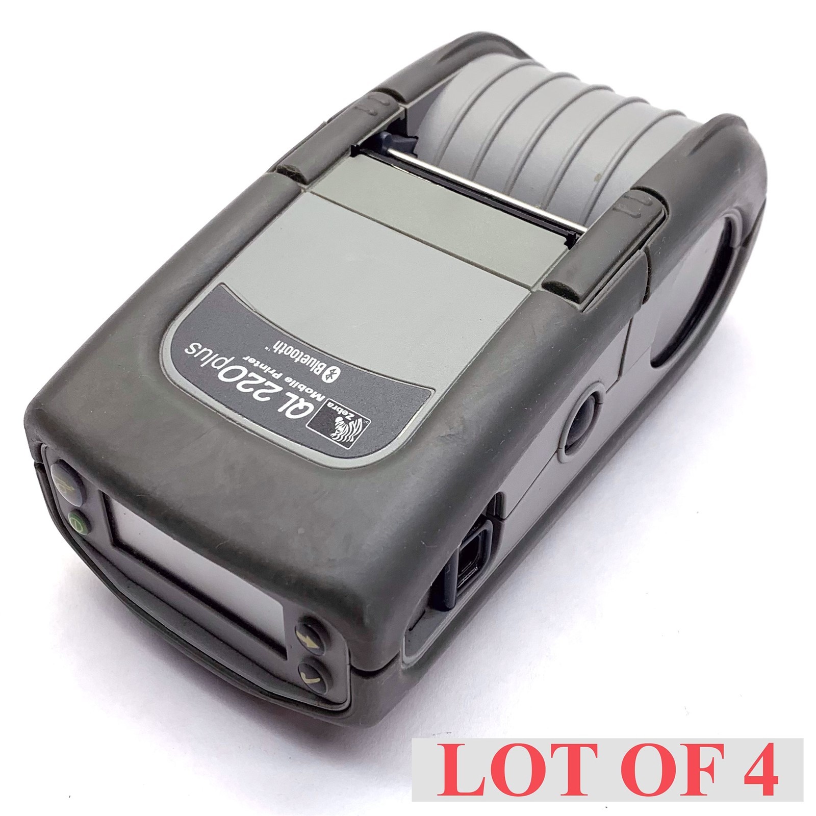 Zebra QL220 Plus Bluetooth Thermal Printer Wireless Mobile w/Battery Lot 4