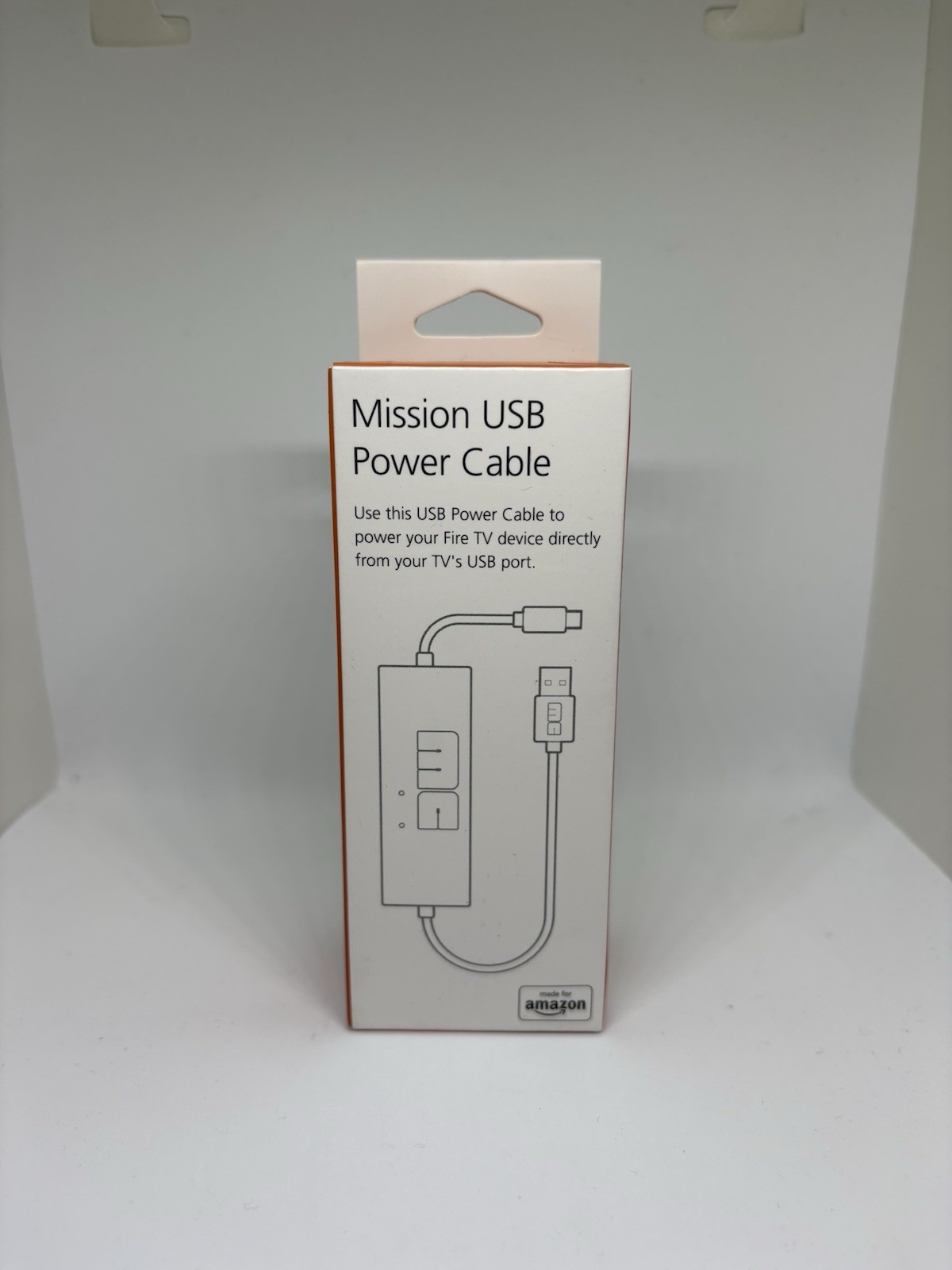 Mission Cables MC45 USB Power Cable for Amazon Fire TV