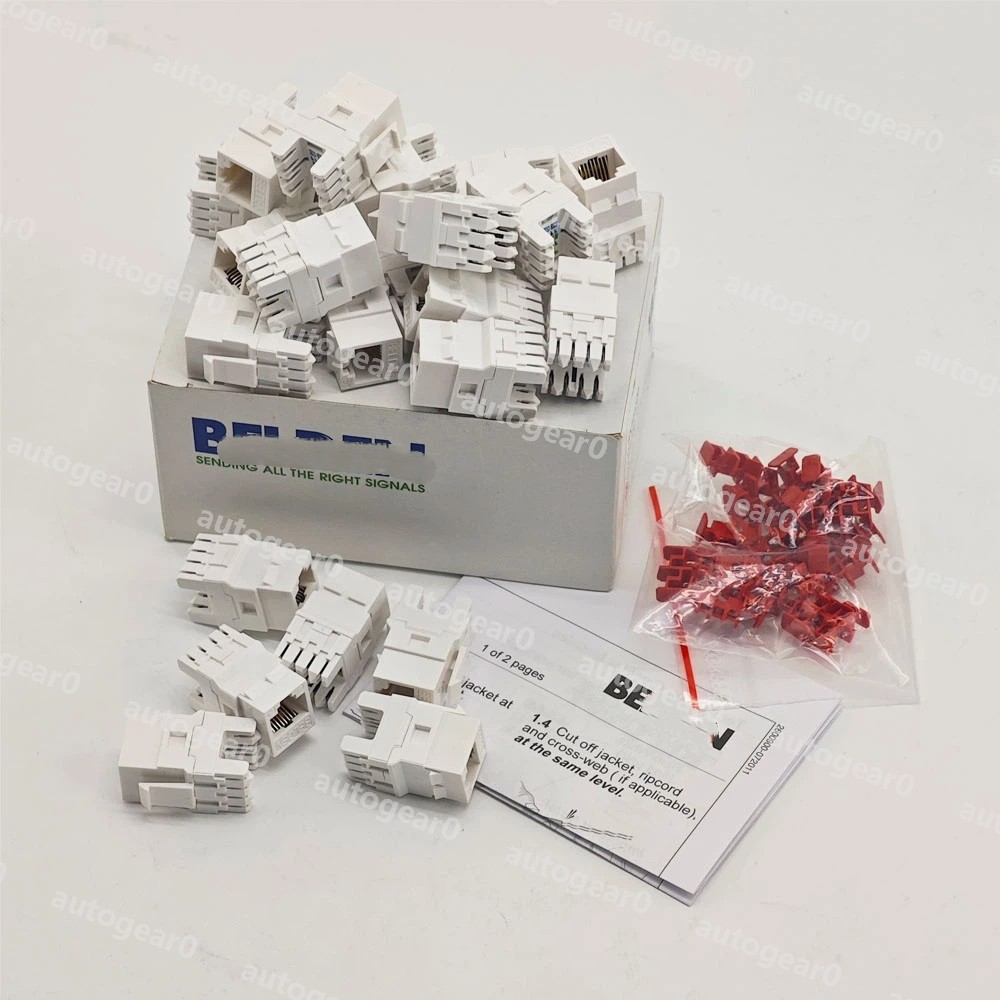 24-QTY For Belden AX101320 Category 6 KeyConnect RJ45 Jack Module White Box