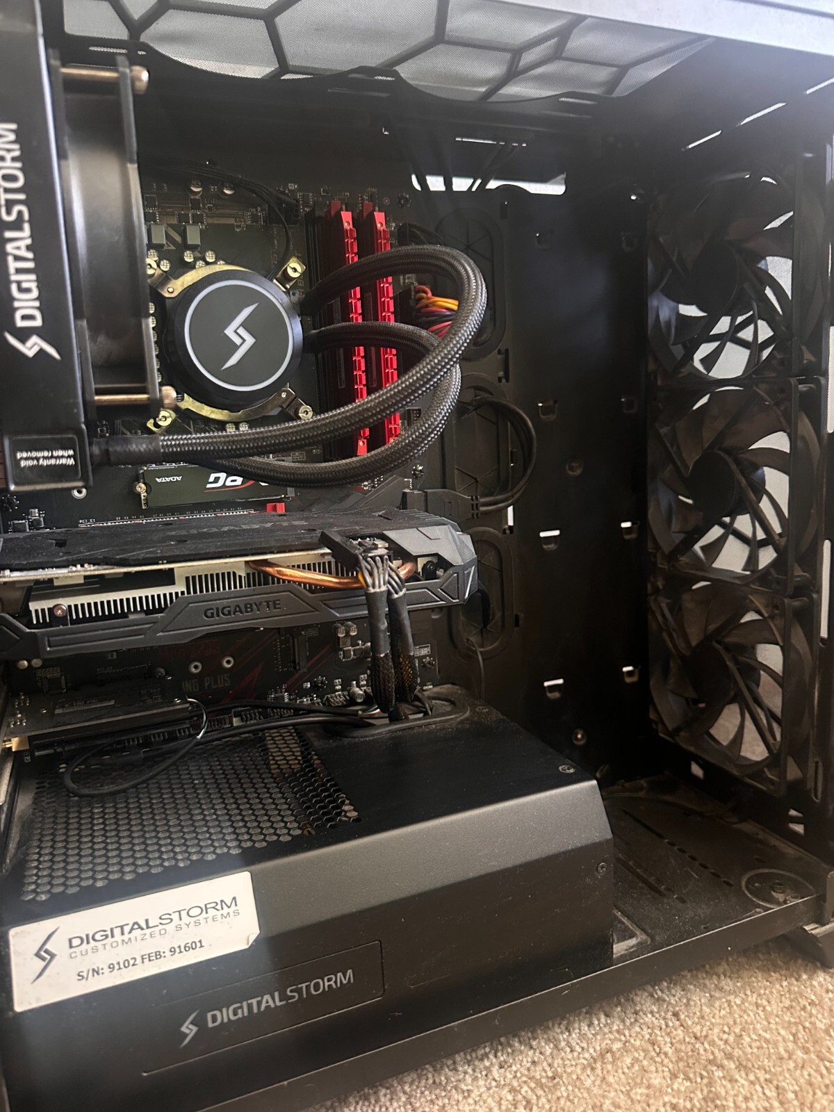 Gaming Computer i7/GTX1060 + Logitech Keyboard + Asus Monitor 75Hz