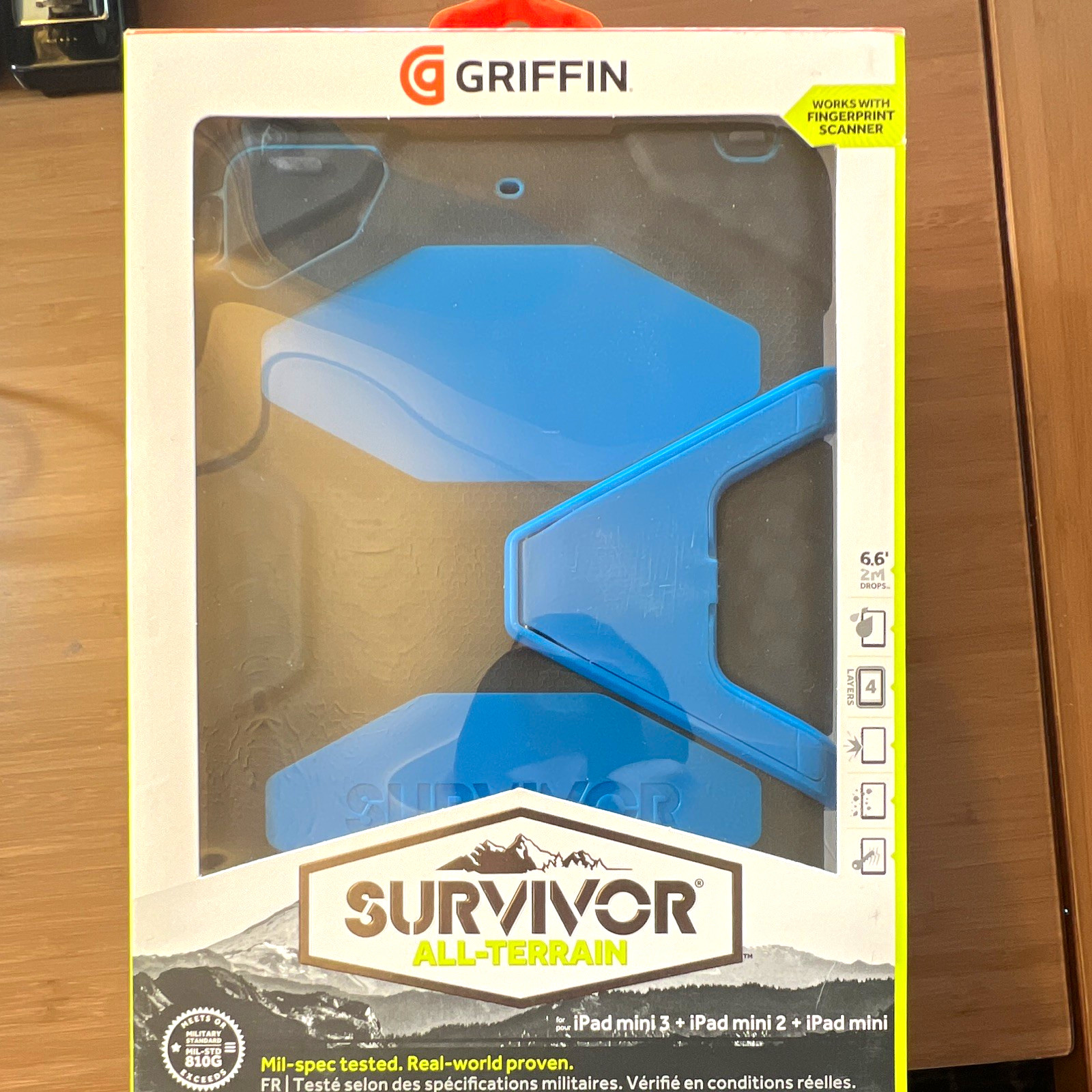 Griffin Survivor All-Terrain Rugged Case Stand Blue/Black iPad mini 2/3/4