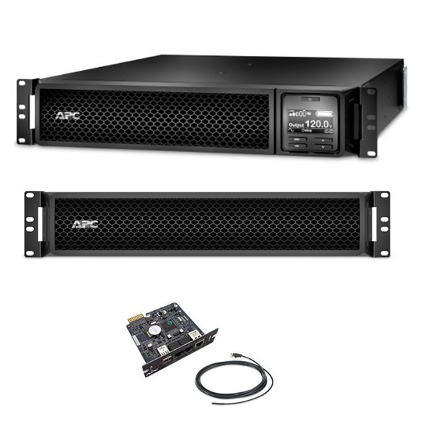Bundle: APC Smart UPS SRT2200RMXLA with SRT72RMBP XL Battery Packs & AP9631
