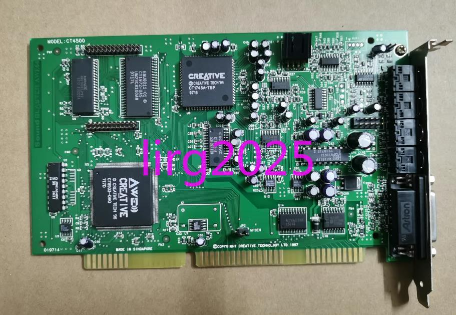 1pc used  Innovative CT4500 sound card