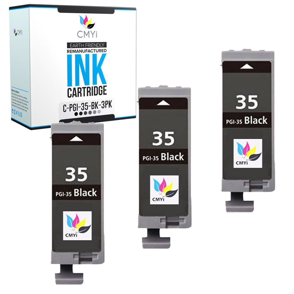 3PK Replacement PGI-35 Ink Cartridge for Canon PIXMA iP100 iP110 mini320 mini360