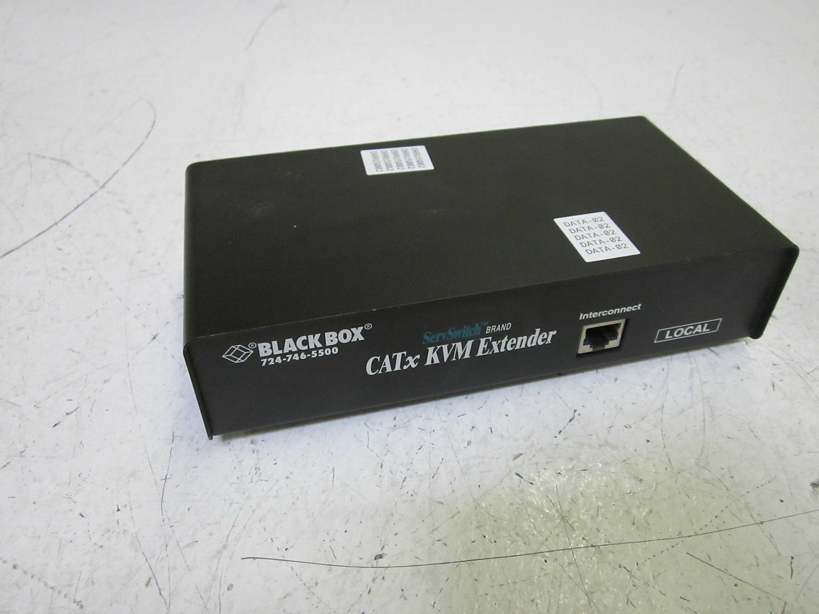 BLACK BOX SERVSWITCH ACU2022A CATX KVM EXTENDER *USED*