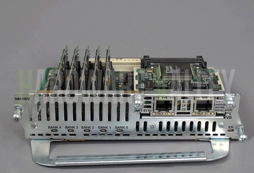 CISCO NM-HDV-2E1-60 Dual Port 60 Channel E1 Voice/Fax Network Module