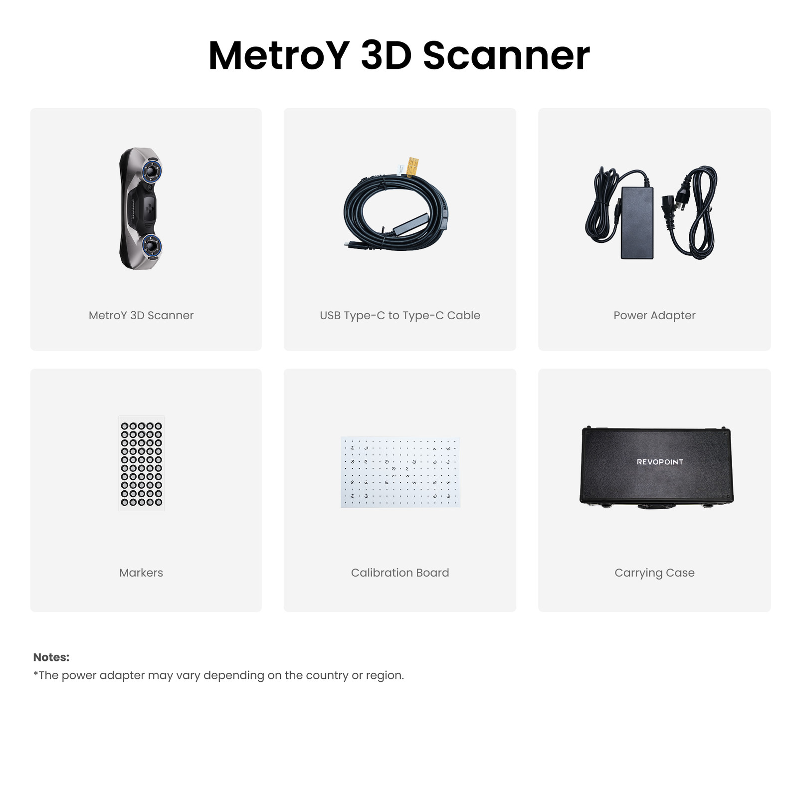 Revopoint MetroY PRO 3D Laser Scanner For 3D Printer Wireless Handheld LaserScan
