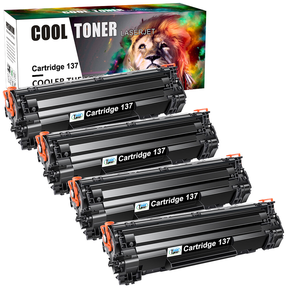 4 Pack CRG137 For Canon 137 Toner Cartridge ImageClass D570 MF232w MF212w MF236n
