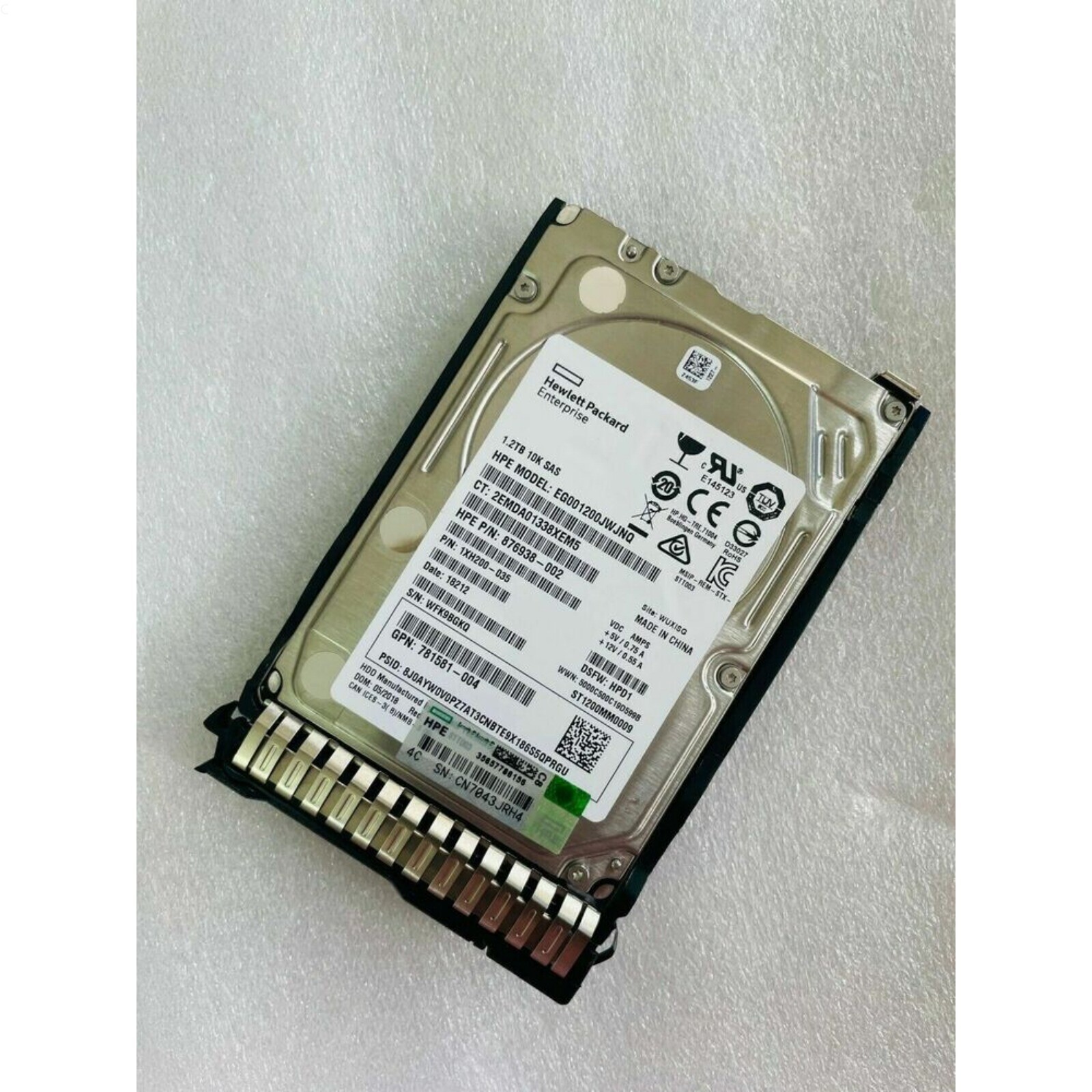 New HP 781518-B21 1.2TB 12G SAS 10K 2.5" SFF SAS HDD 781578-001 US
