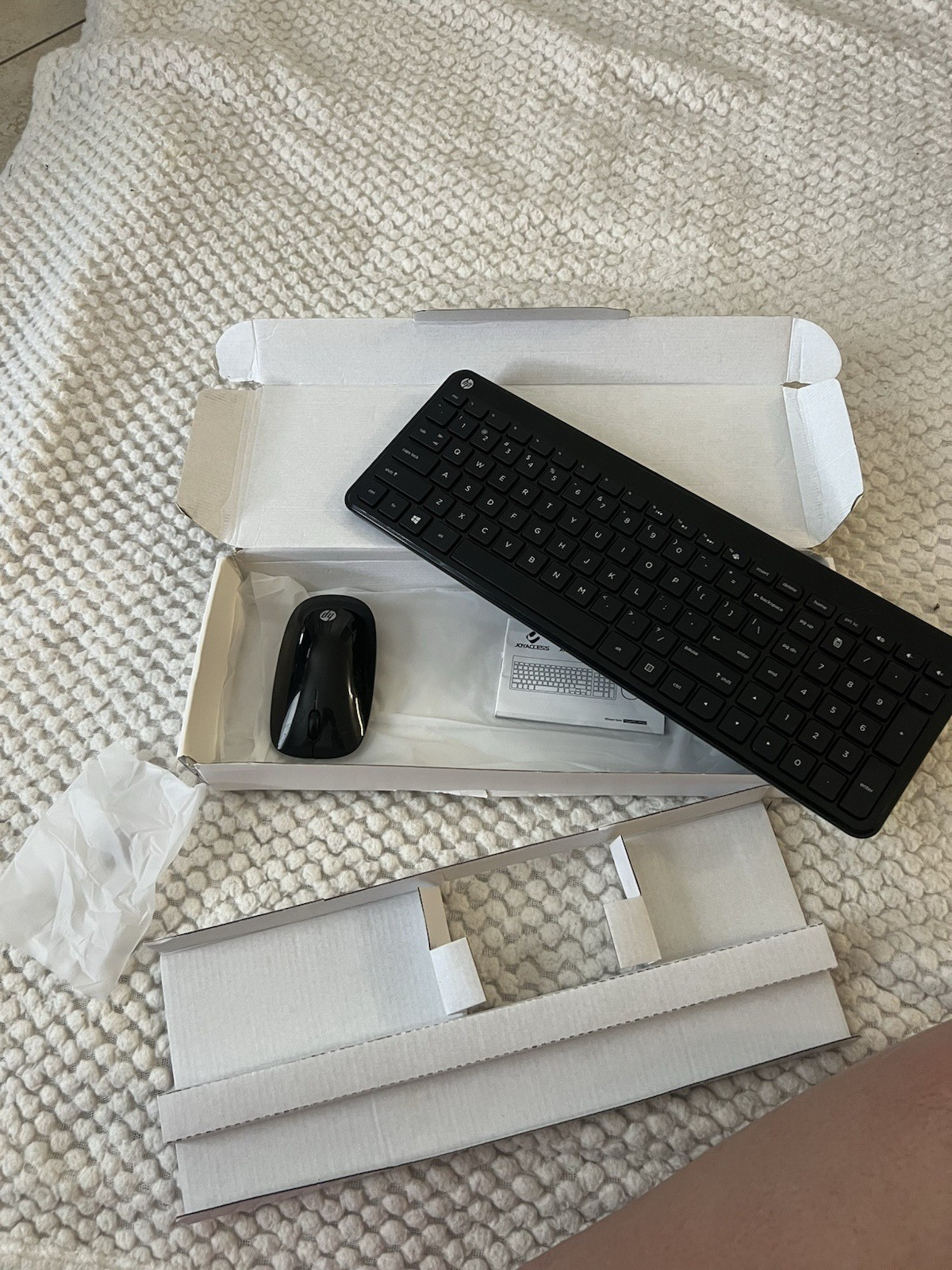 Joyaccess Wireless Keyboard & Mouse Combo w/ Numeric Keypad, Black J-K108-2.4G