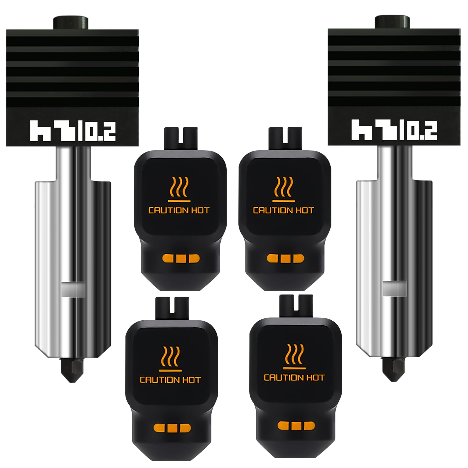 2PK 0.2mm High Precision Hotend for Bambu Lab P2S/X2D/H2D/H2C/H2S/A1 N