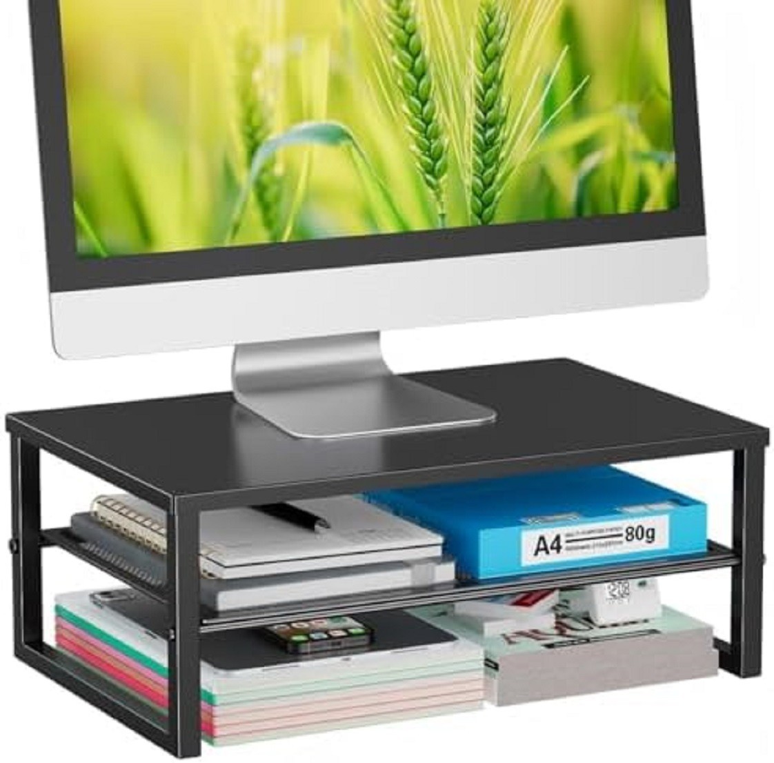 Ekisemio 2-Tier Computer Monitor Stand Riser