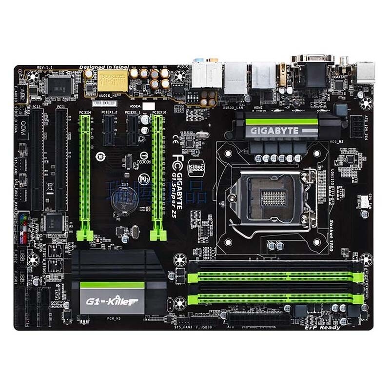 For Gigabyte G1.Sniper Z5 Motherboard Z87 LGA1150 DDR3 DVI++DP Tested OK