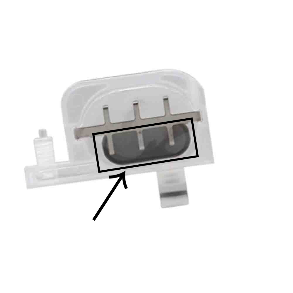 8pcs Round mouth transparent small filter Ink Damper Fits For Epson R1800