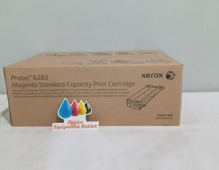 Xerox 106R01389 Phaser 6280 Magenta Toner Standard Capacity