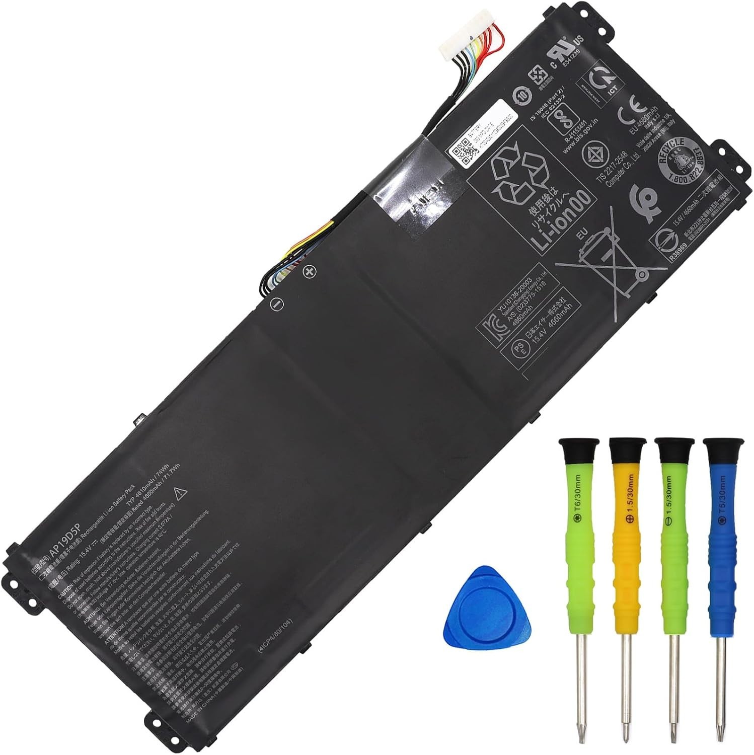 AP19D5P CS-ACP315NB Battery for Acer ConceptD 3/Ezel, Predator Helios 500/700