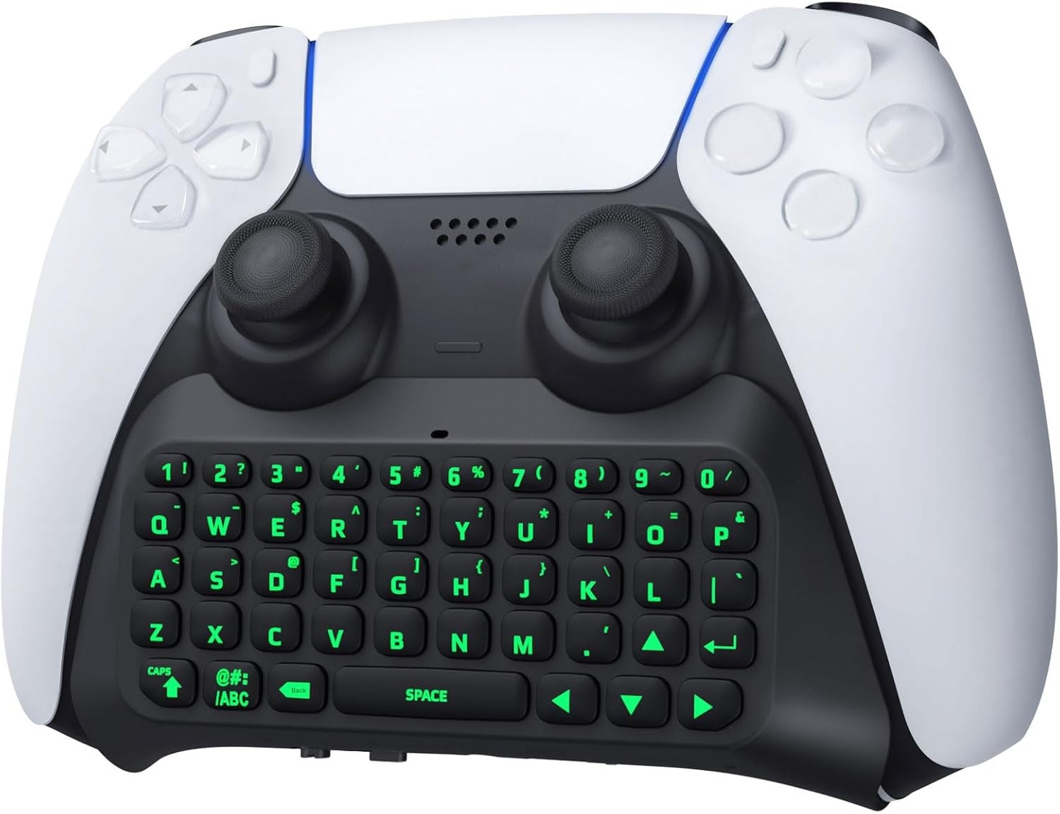 PS5 Controller Mini Keypad Chatpad Wireless Bluetooth Black Plastic QWERTY