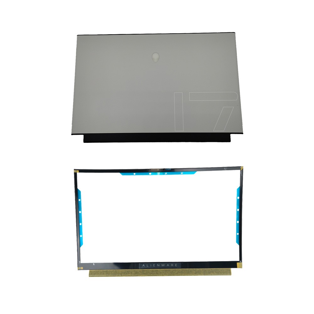 For Dell Alienware M17 R3 Top LCD Back Cover & Bezel 0R0CJC 0DY3C0 17.3in White