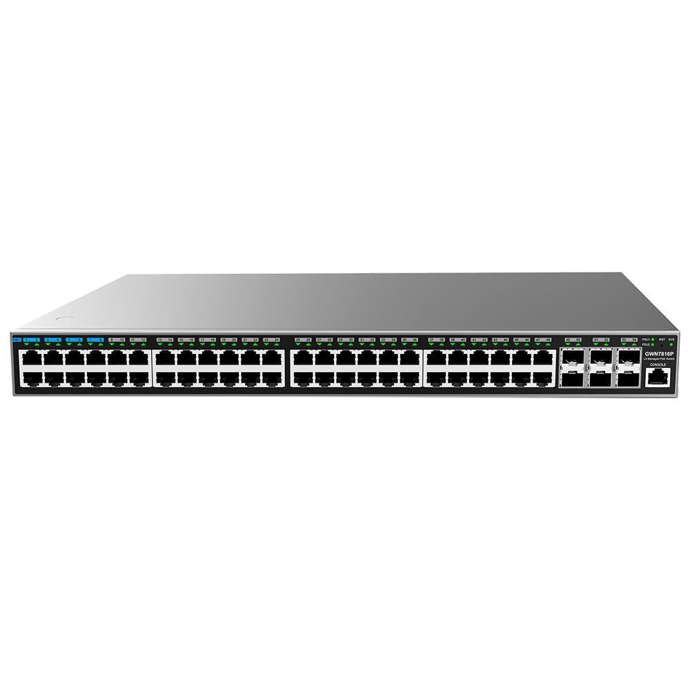Grandstream GWN7816P 48-Port Gigabit Layer 3 Managed PoE Switch